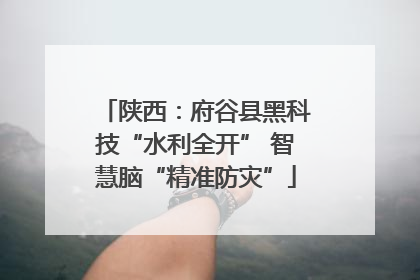 陕西：府谷县黑科技“水利全开” 智慧脑“精准防灾”