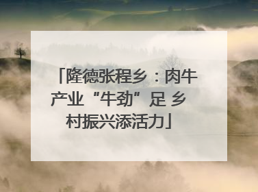 隆德张程乡：肉牛产业“牛劲”足 乡村振兴添活力