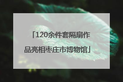 120余件套隔扇作品亮相枣庄市博物馆