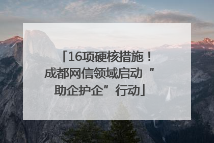 16项硬核措施！成都网信领域启动“助企护企”行动