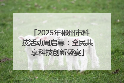 2025年郴州市科技活动周启幕：全民共享科技创新盛宴
