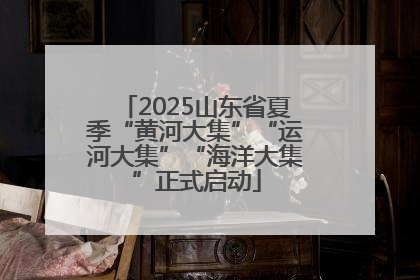 2025山东省夏季“黄河大集”“运河大集”“海洋大集”正式启动