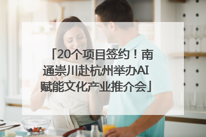 20个项目签约！南通崇川赴杭州举办AI赋能文化产业推介会