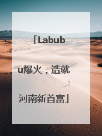 Labubu爆火，造就河南新首富