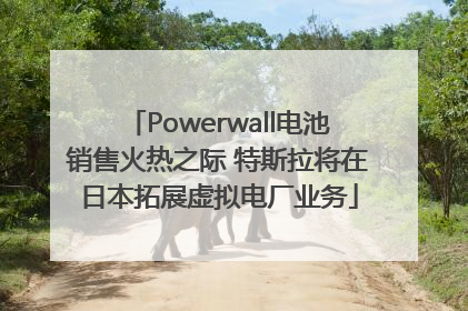 Powerwall电池销售火热之际 特斯拉将在日本拓展虚拟电厂业务